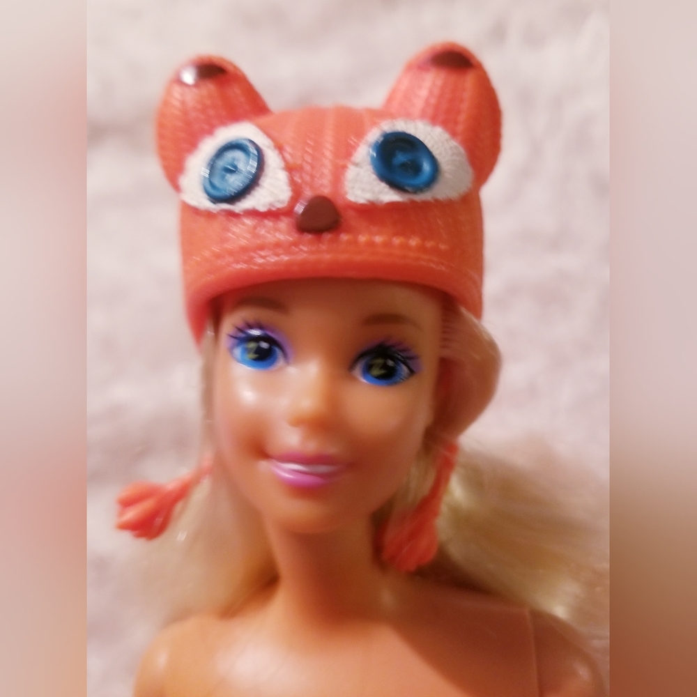 2014 Orange Fox Doll Hat Zapf Creations Chou Chou Mini Plastic